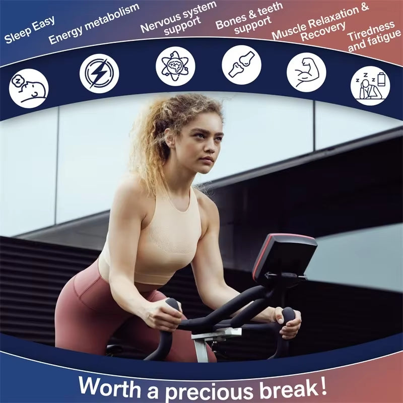 Magnesium Complex Capsules - Bone & Heart Health Supplement, Glycine, Citrate, Malate, Aspartate, Gluconate, Ascorbate, Taurine